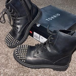 NWT Torrid Chunky Studded Combat Boots